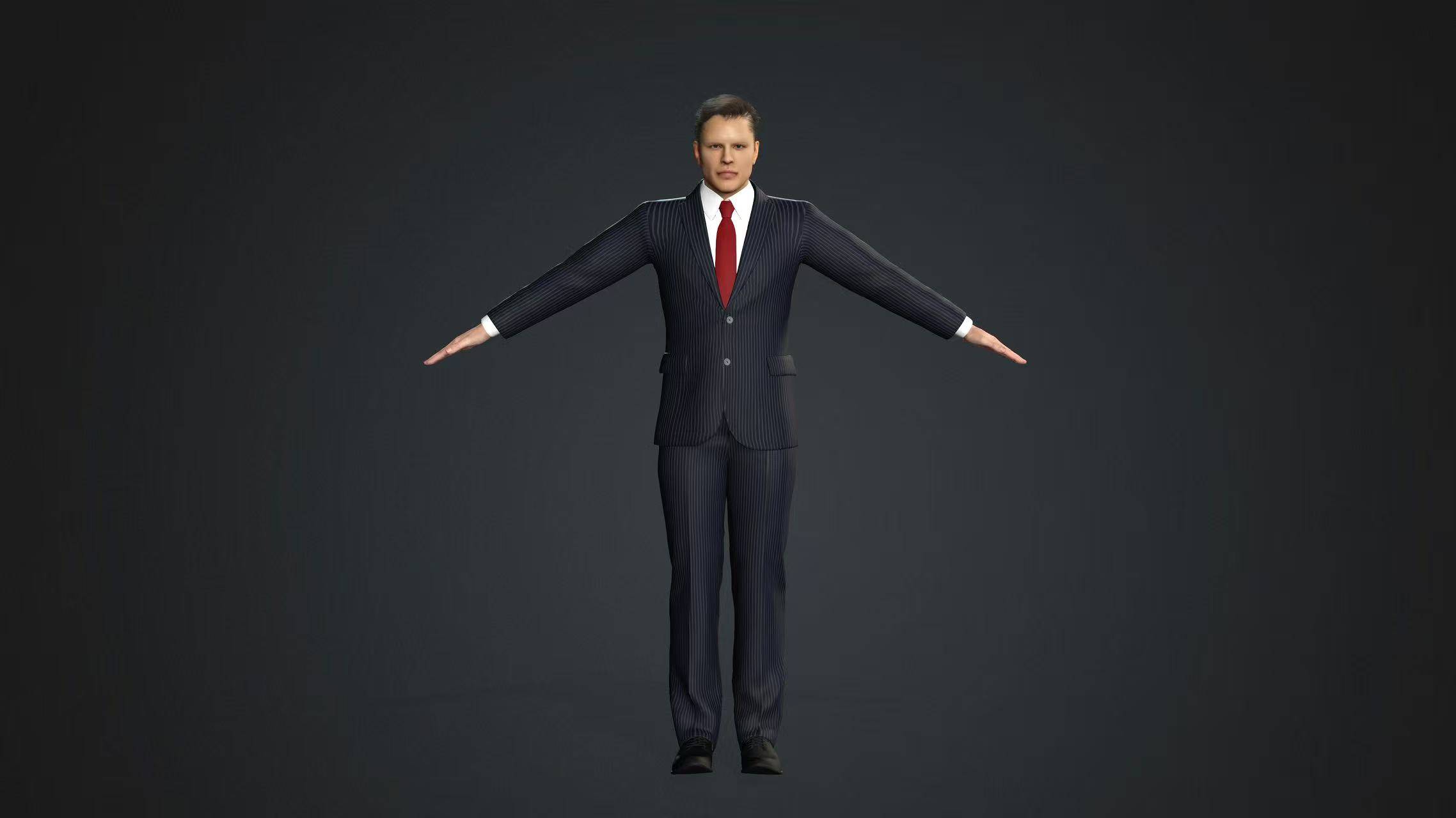 虚拟数字人3D模型男