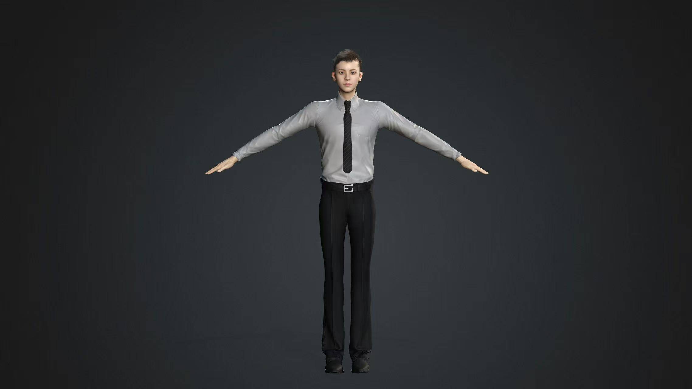 虚拟数字人3D模型男