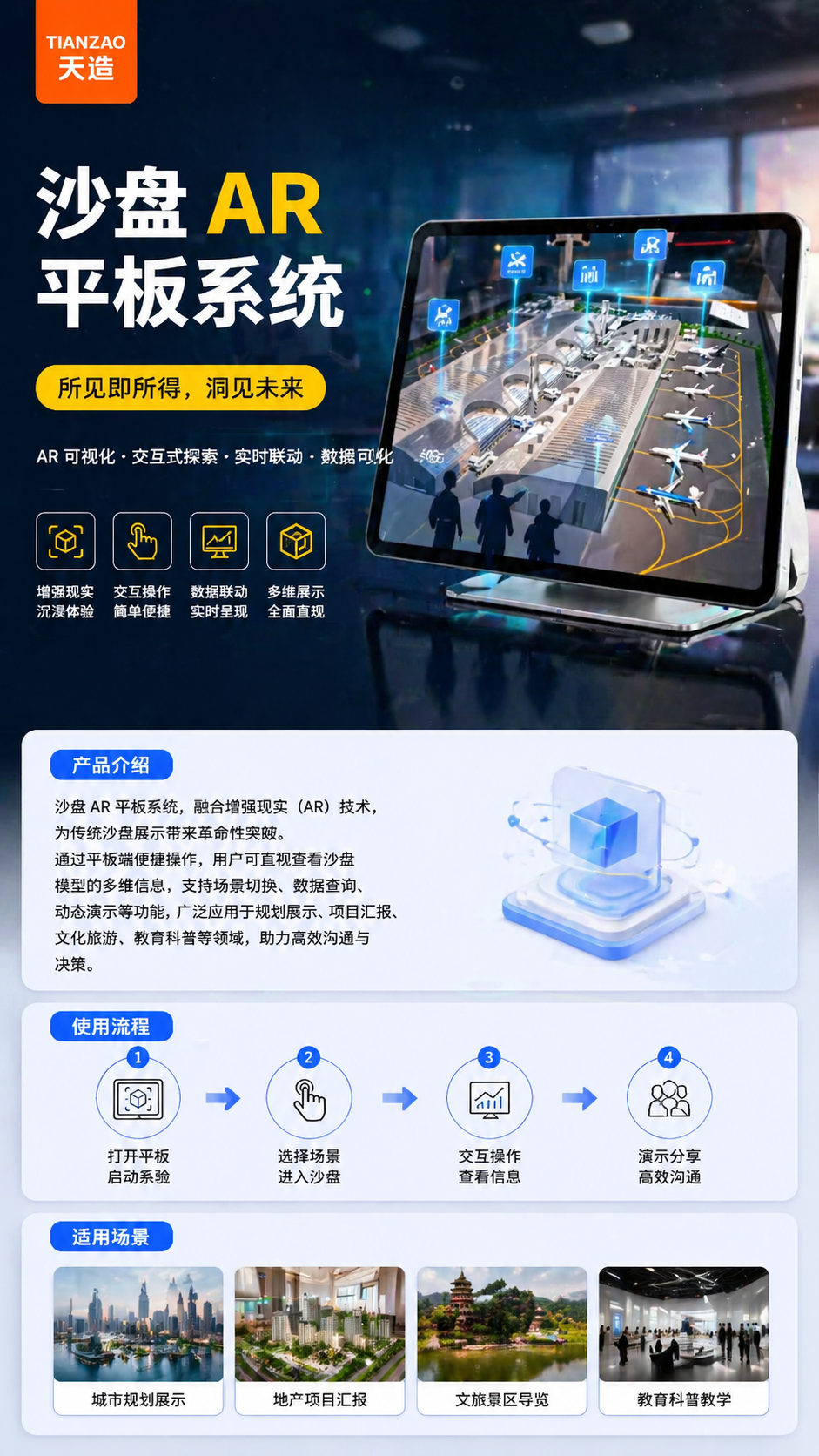 沙盘 AR 平板系统