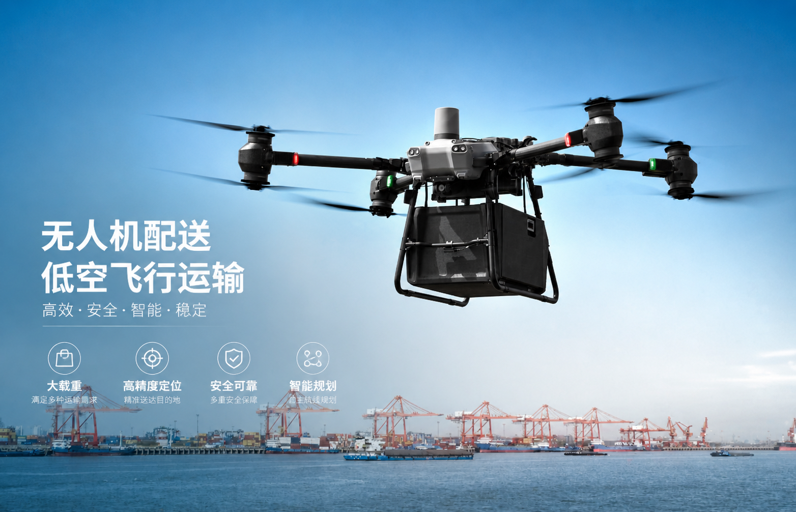 无人机低空配送 高效运输新方案