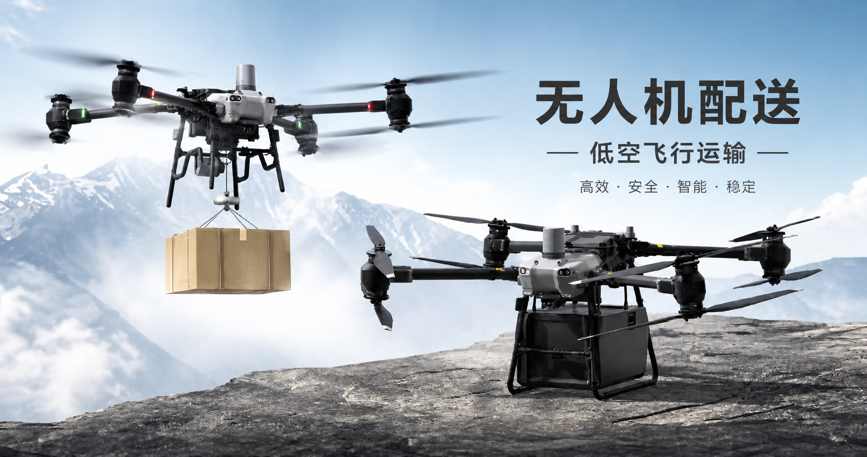 无人机低空配送 高效运输新方案