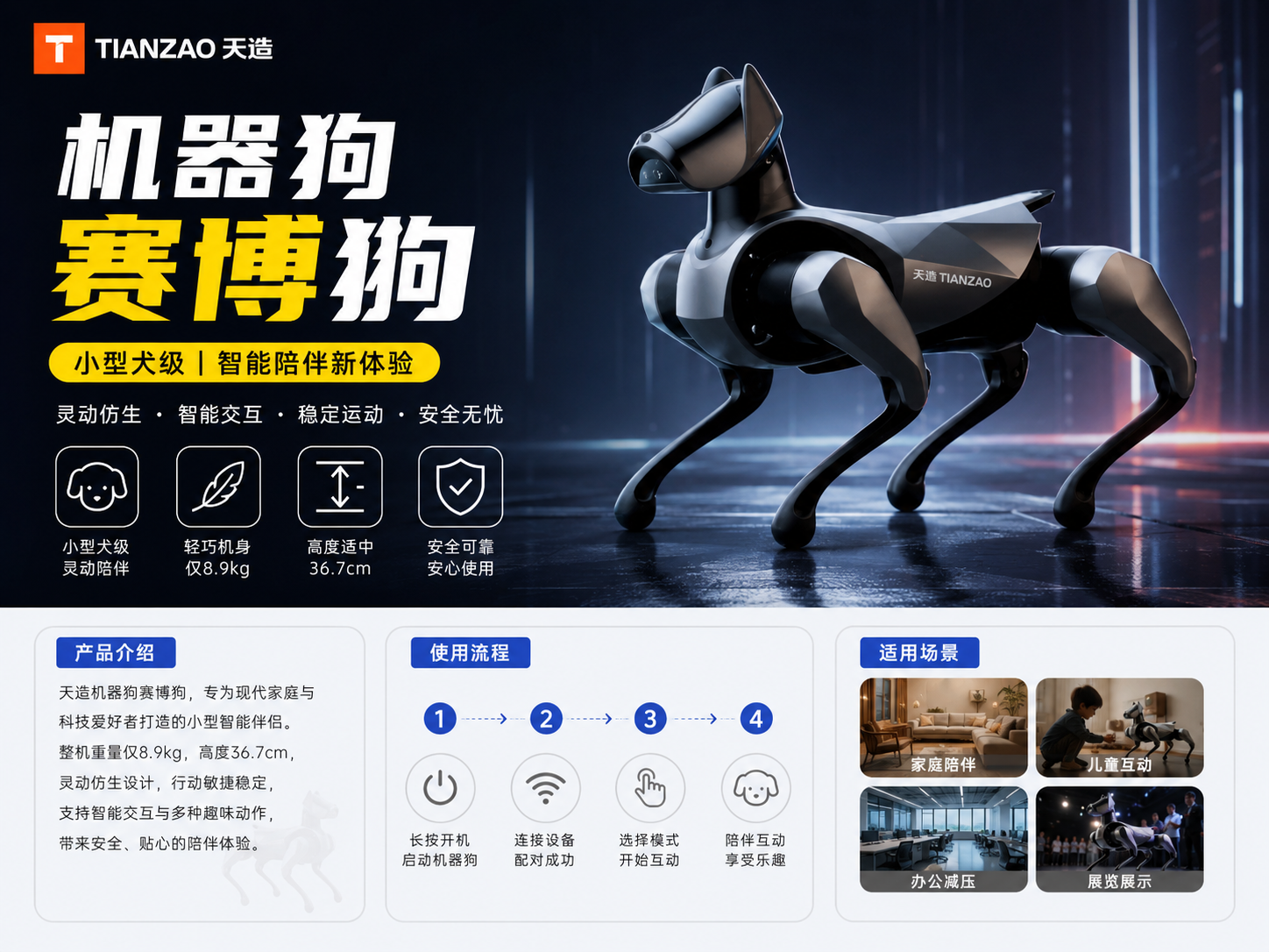 小米CyberDog 2仿生小型犬机器狗