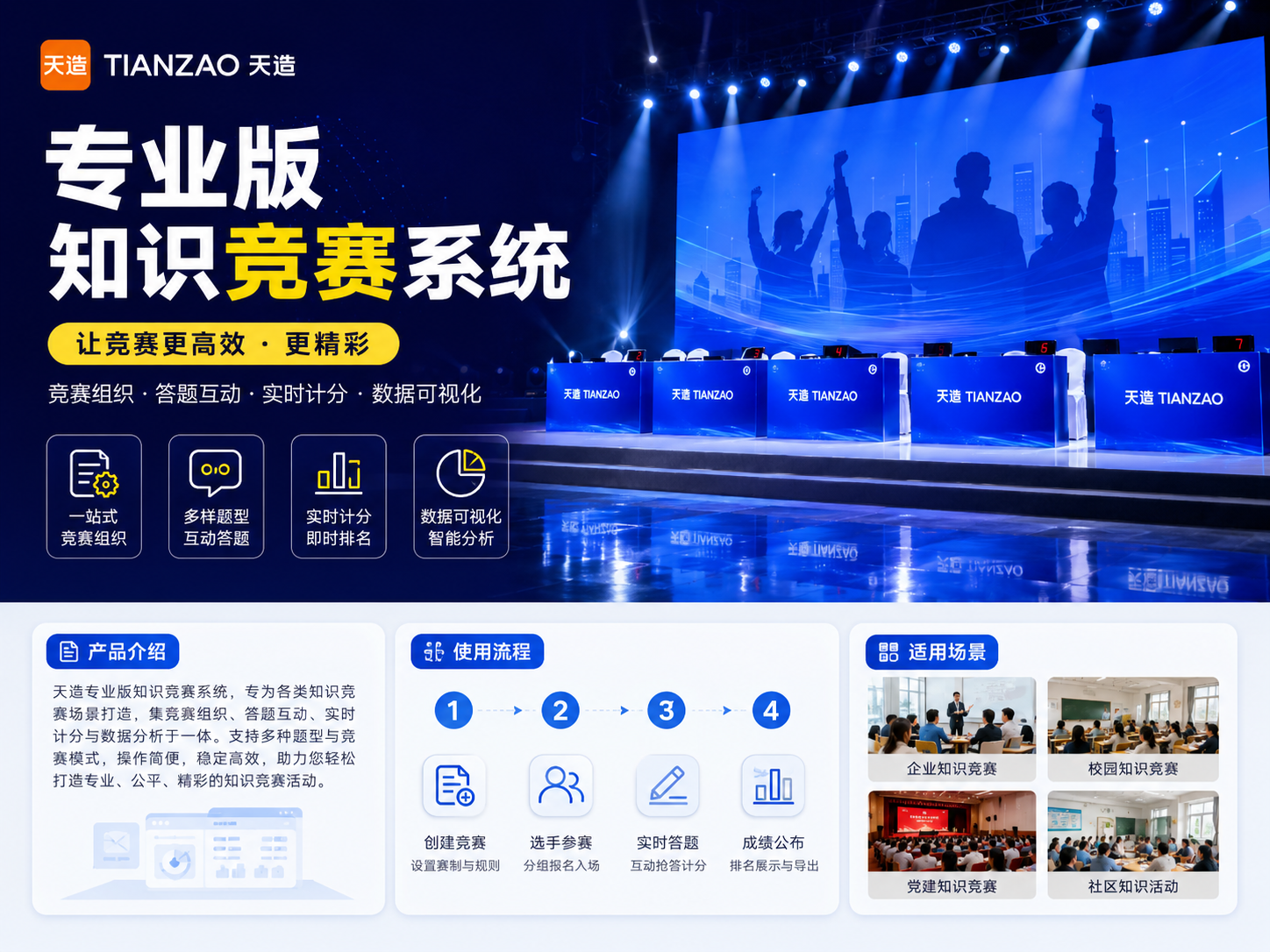 专业版知识竞赛系统 多场景一站式赋能