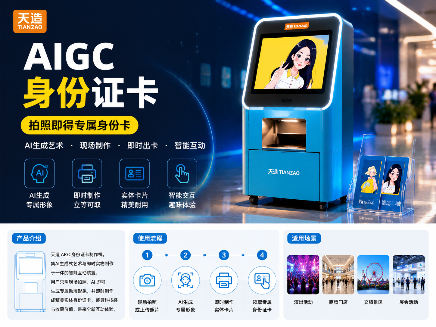 AIGC身份证卡：现场拍照即出专属冰箱贴