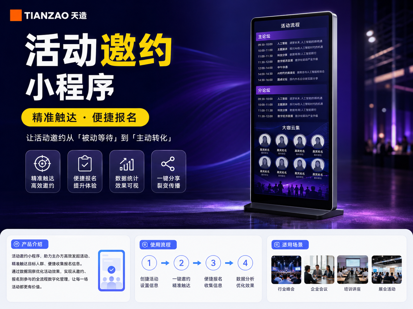 活动邀约小程序｜全流程数字化精准转化