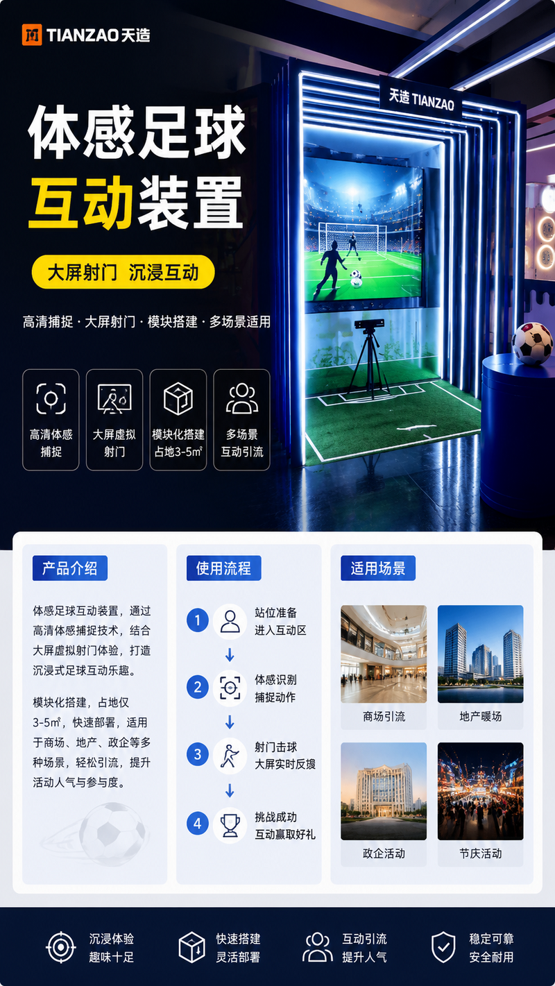 体感足球互动装置