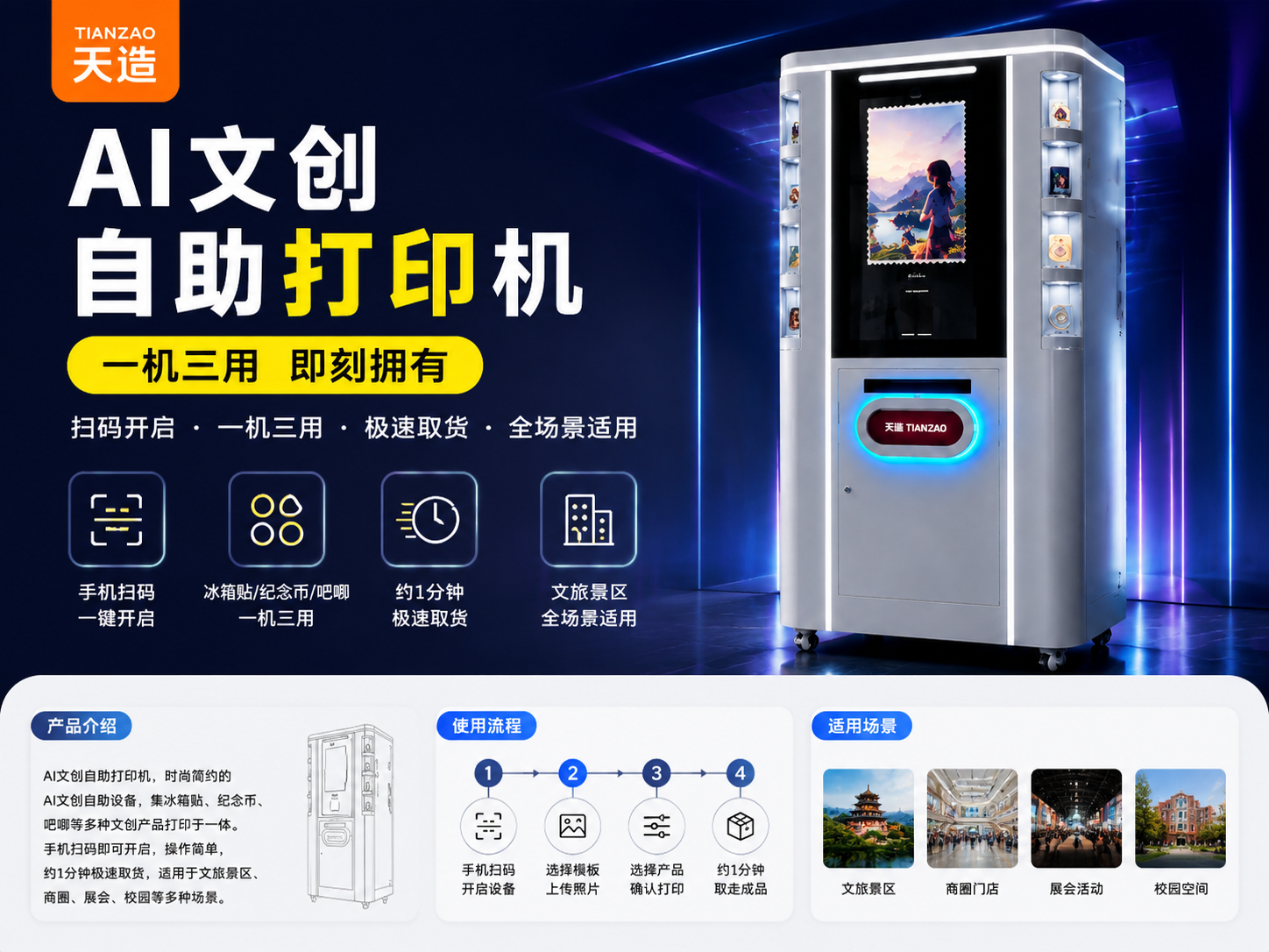 AI文创自助打印机